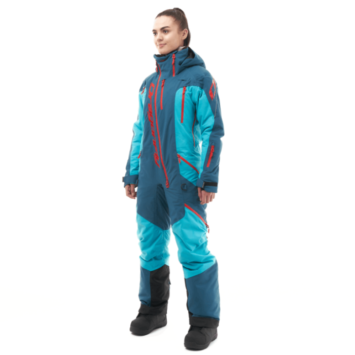 Снегоходный Утепленный комбинезон Dragonfly Extreme Woman Dark Ocean-Baltic 2024