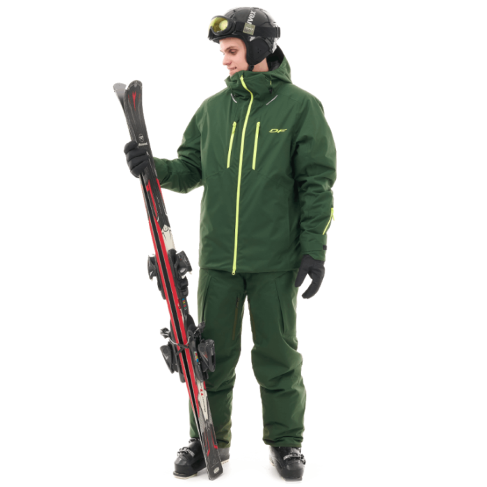 Куртка горнолыжная утепленная Dragonfly Gravity Man Khaki