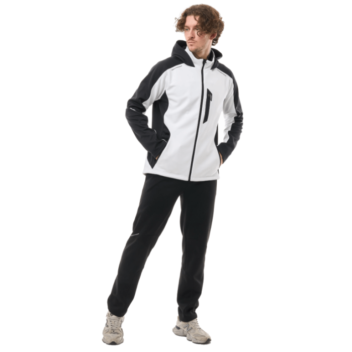 Куртка с капюшоном Dragonfly Explorer 2.0 Man Black - White 2024