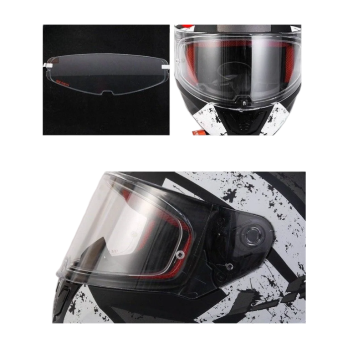 Пинлок FRM для мотошлемов LS2 FF353/ FF397/FF390/FF320/FF800/70 MAX VISION прозрачный