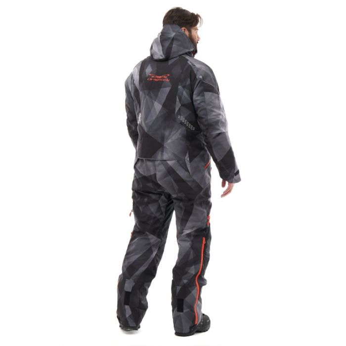 Комбинезон снегоходный Dragonfly Extreme MAN Camo - Grey Утепленный
