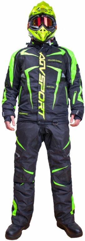 Снегоходная куртка AGVSPORT ARCTIC II,черн/желт
