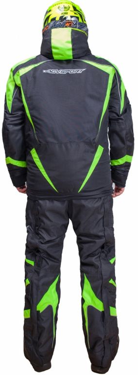 Снегоходная куртка AGVSPORT ARCTIC II,черн/желт