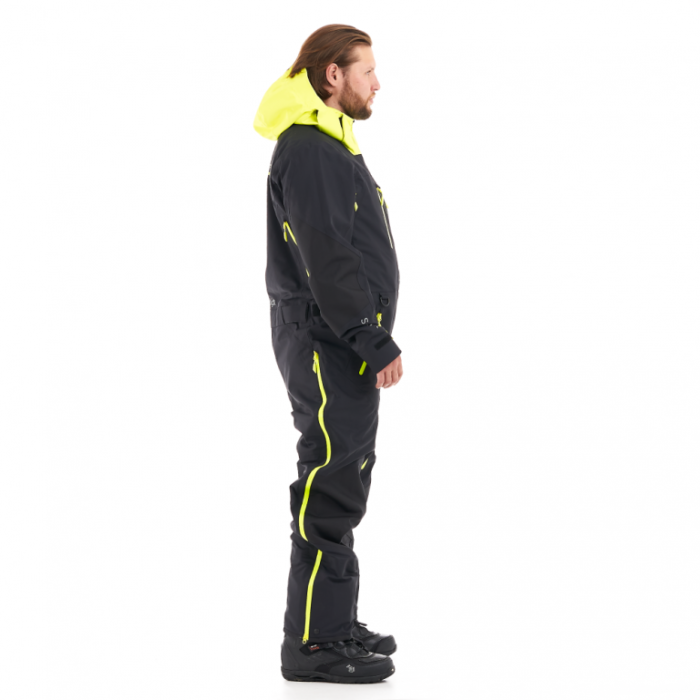 Снегоходный комбинезон Dragonfly SuperLight 3L MAN Dark Black-Yellow Fluo