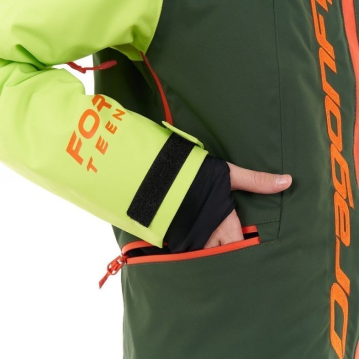 Куртка утепленная Dragonfly Gravity TEENAGER Green - Orange 2024