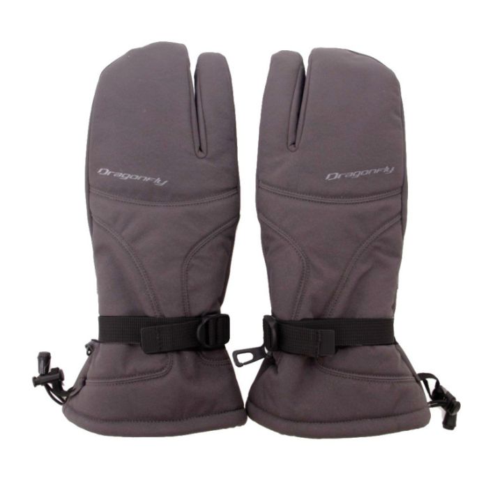 Варежки снегоходные Dragonfly Snowmobile Mittens Grey