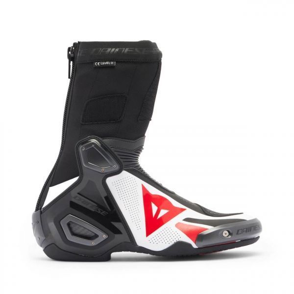Мотоботинки Dainese Axial 2 Air Black/white/lava-red