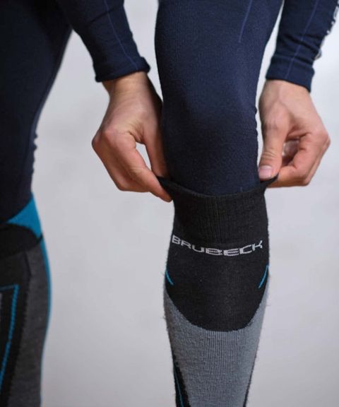 Носки мужские Brubeck Snow Force Light серый/синий