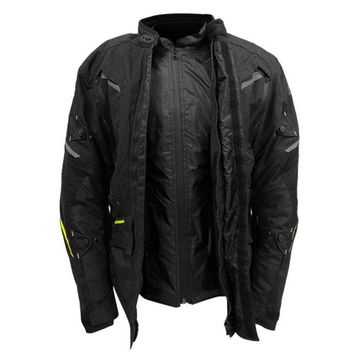 Мотобрюки текстильные MCP SUSPENSION II MEN черно-желтый