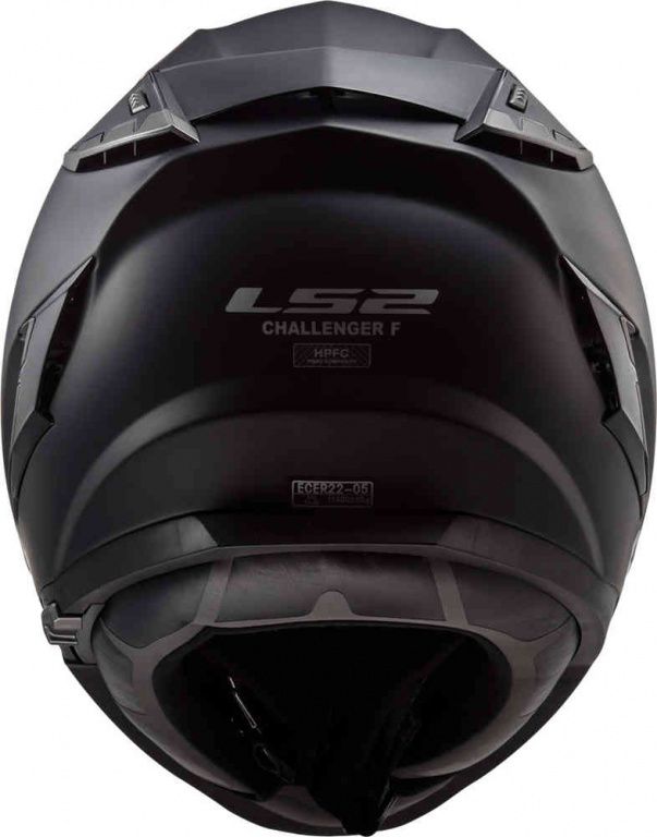 Шлем интеграл LS2 FF327 Challenger Solid, Matt Black