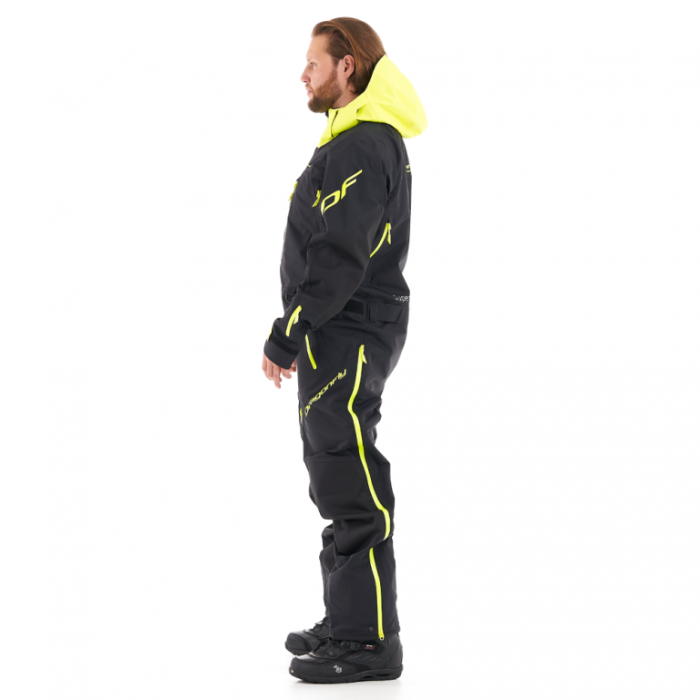 Снегоходный комбинезон Dragonfly SuperLight 3L MAN Dark Black-Yellow Fluo