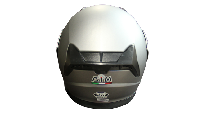Шлем снегоходный с электрическим подогревом AiM JK906 Grey Mat