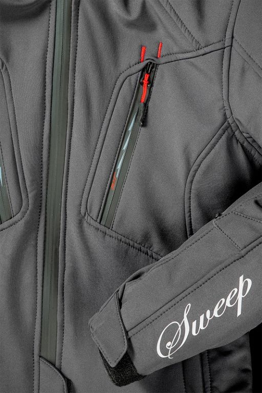 Куртка Женск. Sweep Flawless softshell серо-красная