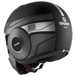 Шлем открытый Shark Street Drak Tribute Rm Mat Black-silver