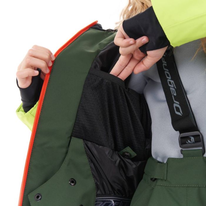 Куртка утепленная Dragonfly Gravity TEENAGER Green - Orange 2024