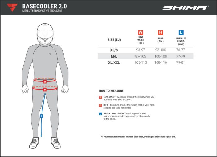 Термобелье низ Shima Basecooler 2.0 Men