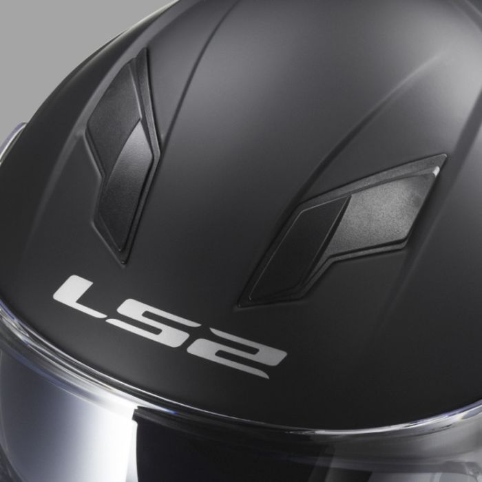 Мотошлем LS2 FF320 Stream Evo Solid Черный матовый