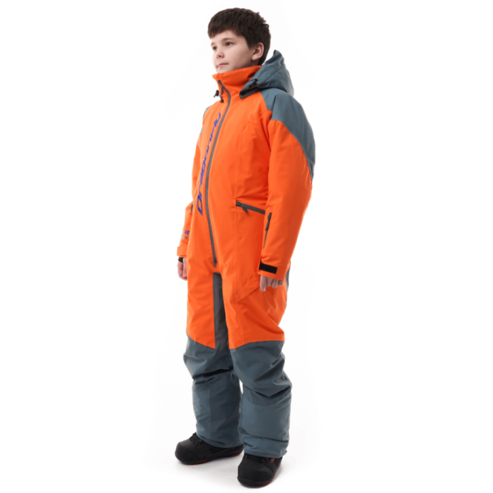 Зимний утепленный комбинезон Dragonfly GRAVITY Teenager Grey - Orange