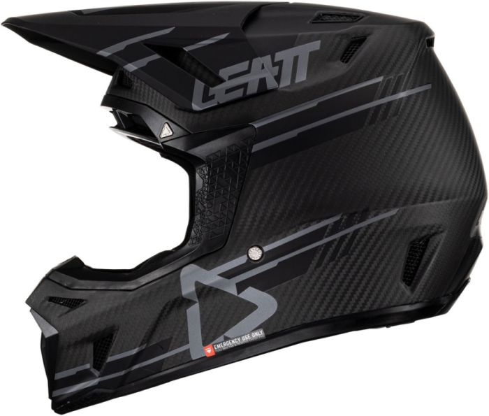 Мотошлем Leatt Moto 9.5 Carbon Helmet Kit V24 Black