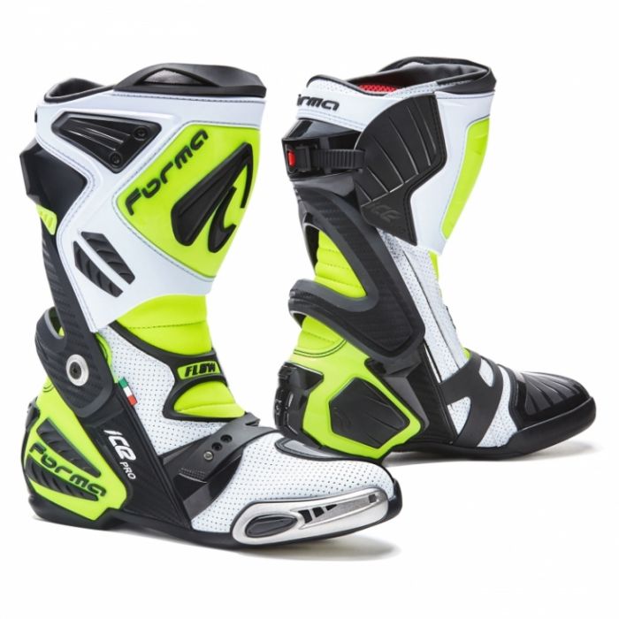 Спортивные мотоботы Forma Ice Pro Flow WHITE/BLACK/YEL.FLUO