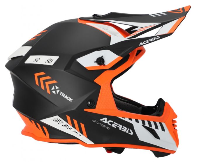Шлем Acerbis X-TRACK MIPS 22-06 Black/Orange Fluo