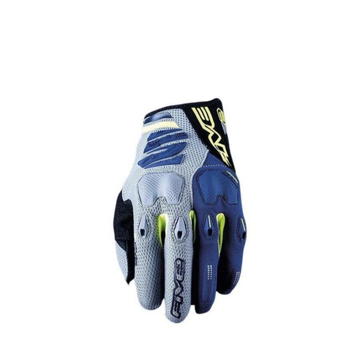 Мотоперчатки Five E2 grey fluo yellow