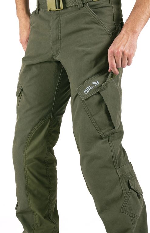 Мотоштаны мужские INFLAME Cargo Waterproof, Олива (Хаки)