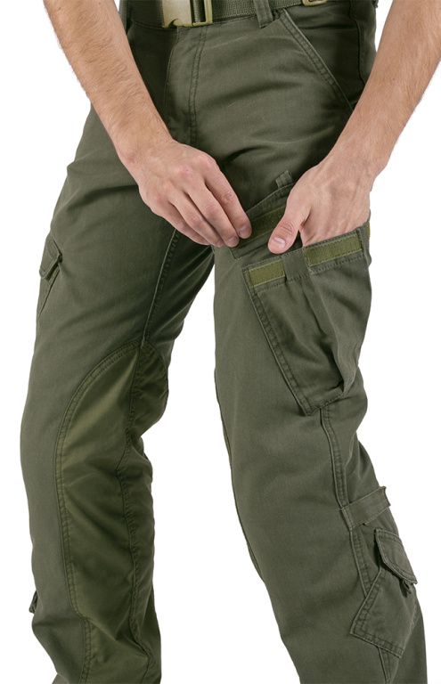 Мотоштаны мужские INFLAME Cargo Waterproof, Олива (Хаки)