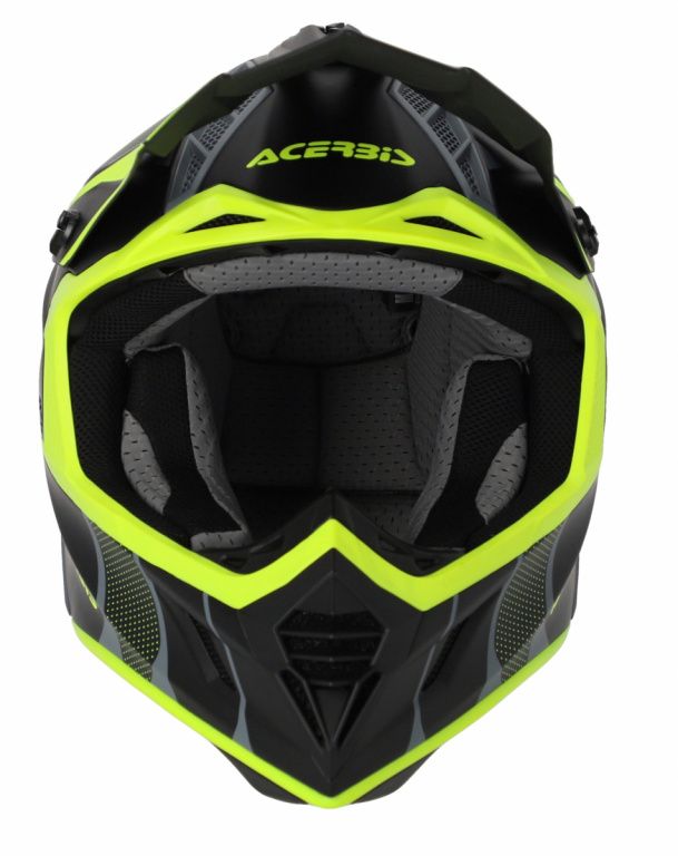 Мотошлем кроссовый Acerbis X-Track 22-06 Black/Fluo-Yellow
