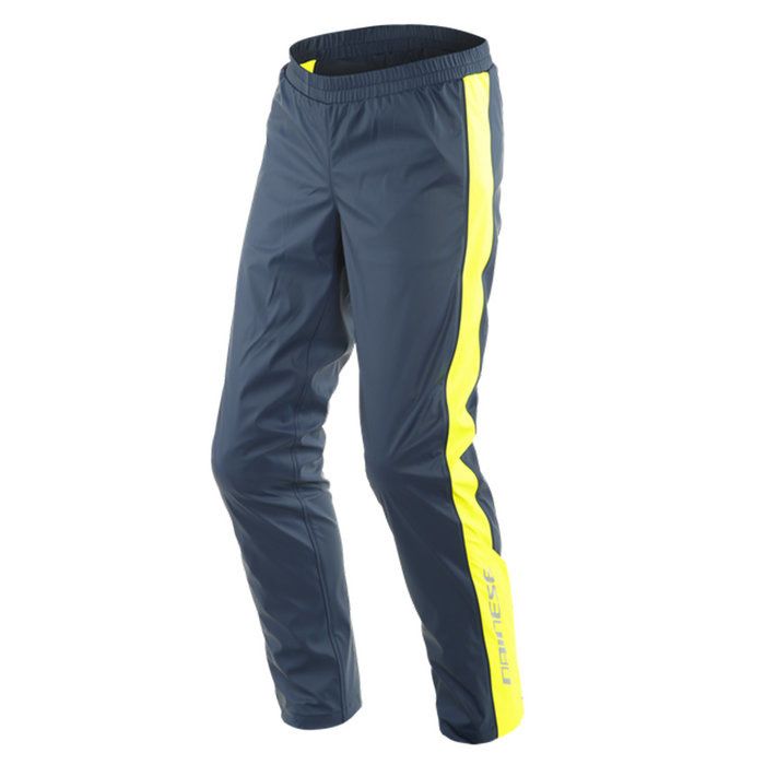Брюки дождевые Dainese Storm 2 Unisex Black-iris/fluo-yellow