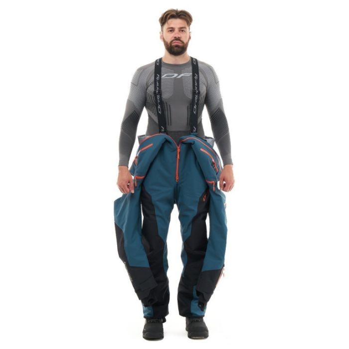 Снегоходный комбинезон Dragonfly SuperLight 3L MAN 2024 Dark Ocean-Orange