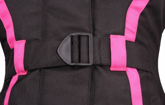 Текстильная женская куртка Agvsport Mistic черно-розовая