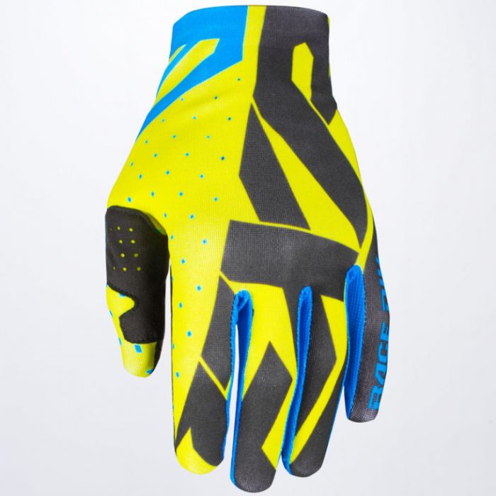 Перчатки FXR Slip on Lite MX 19 HiVis/Blue