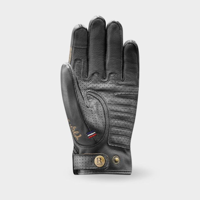 Перчатки кожаные Racer Cally Black