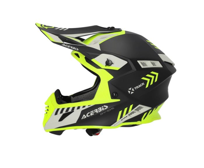 Мотошлем кроссовый Acerbis X-Track MIPS 22-06 Yellow Fluo/Black