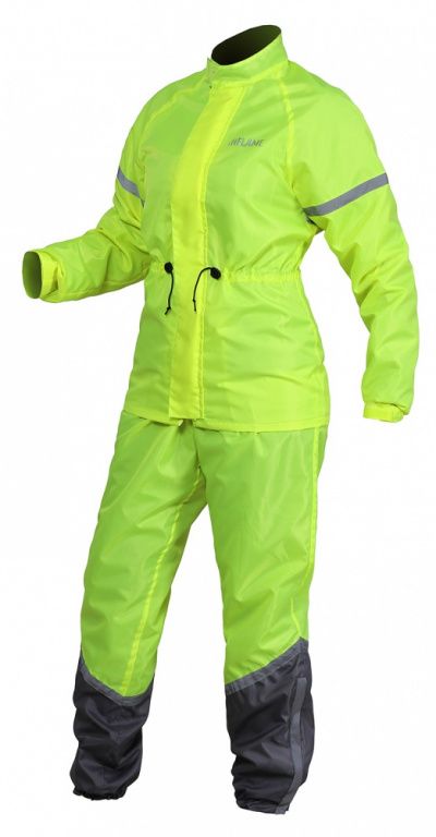 Раздельный дождевик Inflame Rain Classic Kit Woman, неон-зеленый