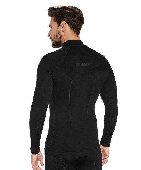 Футболка мужская Brubeck Extreme Merino черный