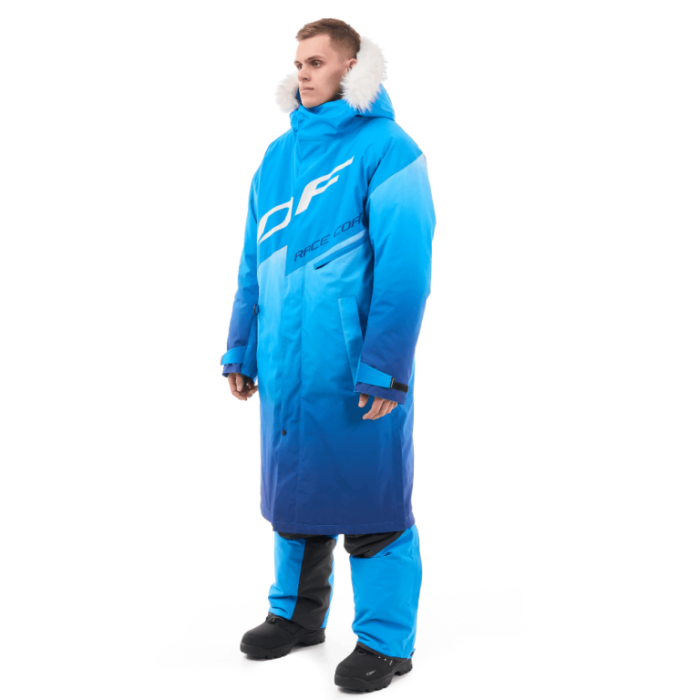Плащ зимний Dragonfly Race Coat Winter Sunset Man Blue