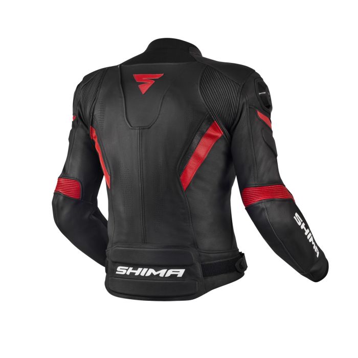 Мотокуртка кожаная Shima Chase Red