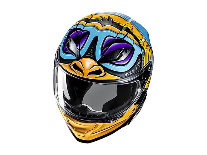 Шлем интеграл HJC F71 MONKEY DJ MC23