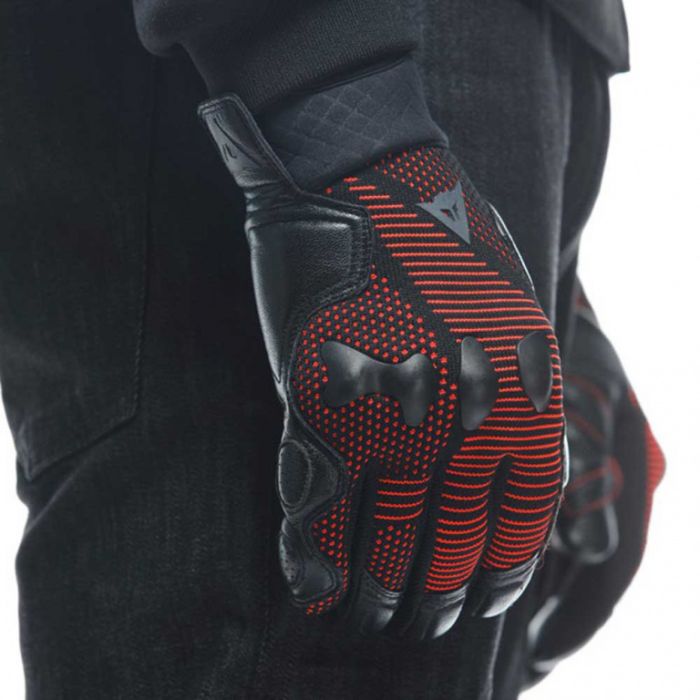 Перчатки DAINESE UNRULY ERGO-TEK BLACK/FLUO-RED
