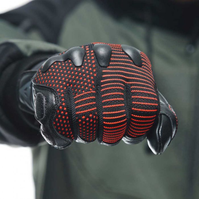 Перчатки DAINESE UNRULY ERGO-TEK BLACK/FLUO-RED