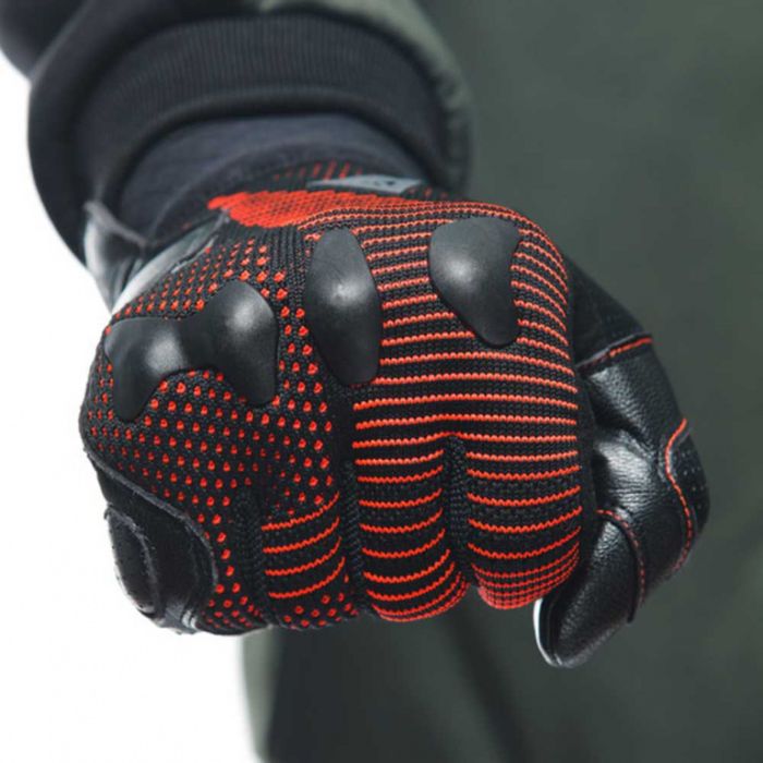 Перчатки DAINESE UNRULY ERGO-TEK BLACK/FLUO-RED