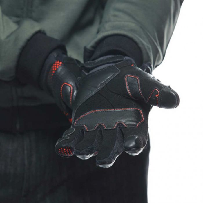 Перчатки DAINESE UNRULY ERGO-TEK BLACK/FLUO-RED