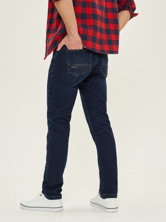 Джинсы мужские INFLAME Casual 102, синий удлиненный