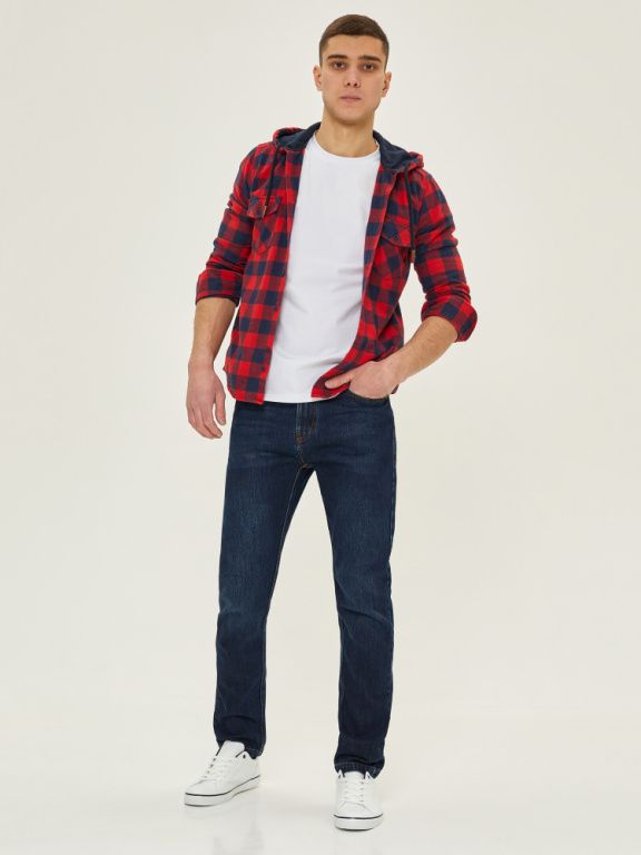 Джинсы мужские INFLAME Casual 102, синий удлиненный