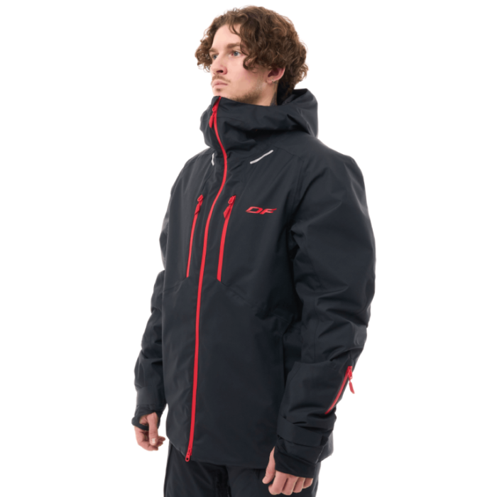 Куртка горнолыжная утепленная Dragonfly Gravity Man Black - Red