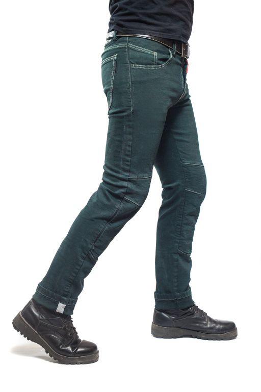 Мотоджинсы EF56 PYTHON EVO муж. Slim fit Cordura Denim стрейч Чёрный Rinsed wash