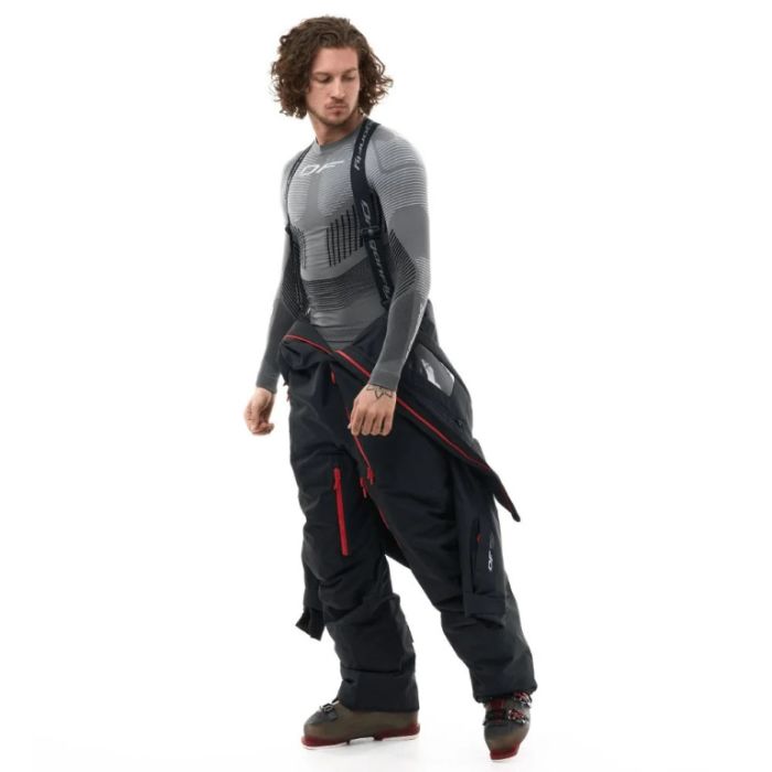 Комбинезон Dragonfly Gravity 2.0 Man Black - Red 2025
