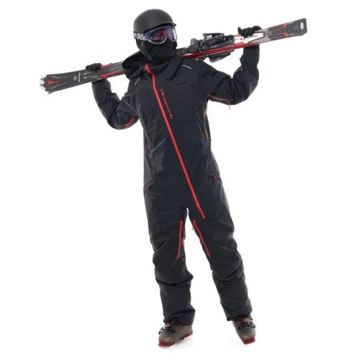 Комбинезон Dragonfly Gravity 2.0 Man Black - Red 2025